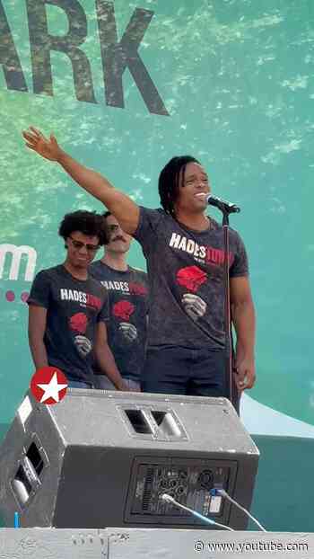 John-Michael Lyles sings “If It’s True” from Broadway’s HADESTOWN at Broadway in Bryant Park
