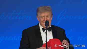 Donald Trump jokes about 2028 re-election bid