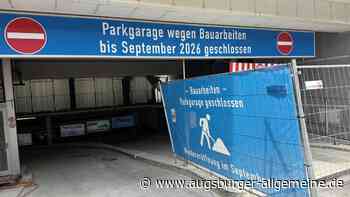 Neue Parktarife: So ist der Stand beim Umbau der Parkgarage in der Fuggerstraße