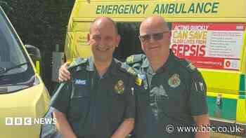 Paramedics retire after 85 years combined service