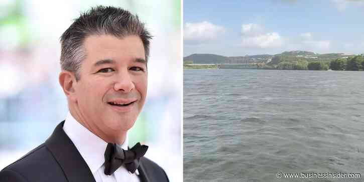 Travis Kalanick says he's the only CEO with a 5-minute jet ski commute
