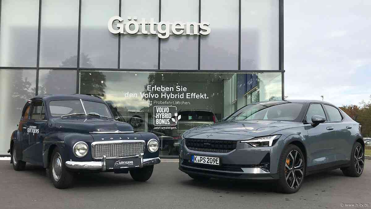 Skandinavien im Doppelpack : Ausfahrt mit Volvo PV444 der 1950er und einem modernen Polestar 2