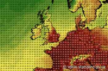 London weather map reveals exactly when temperatures will peak during latest UK heatwave