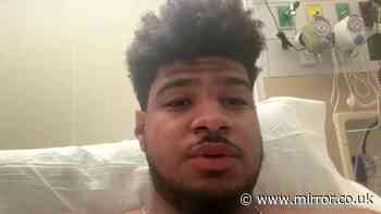 Pregnant woman saved from shark attack by hero fiancée as he is rushed to hospital