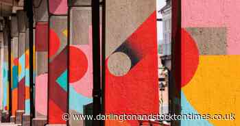 Creative Places brightens A66 flyover route near Middlesbrough Station