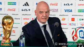 Infantino slams WC critics for 'spreading hate'