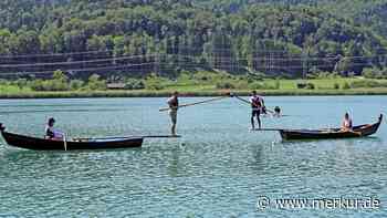 Fischerstechen auf dem Kochelsee bei Schlehdorf
