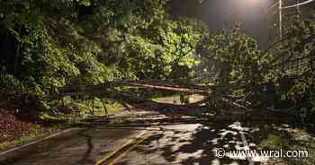 Early morning storms topple trees, knock out power in parts of the Triangle