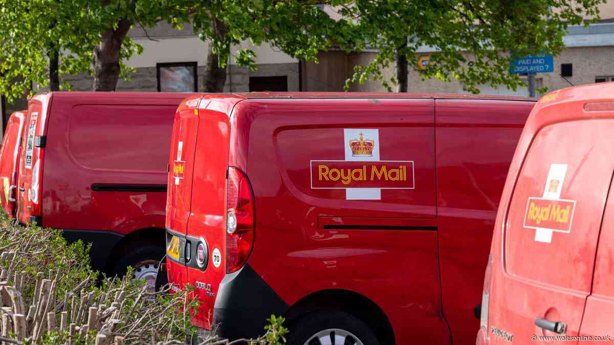 Royal Mail names 13 Welsh postcode areas facing delivery delays today — full list