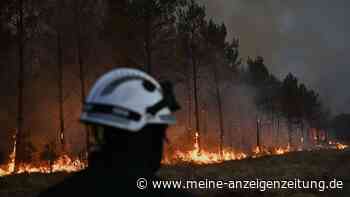 Waldbrand bei Bordeaux: Lage bleibt über Nacht stabil