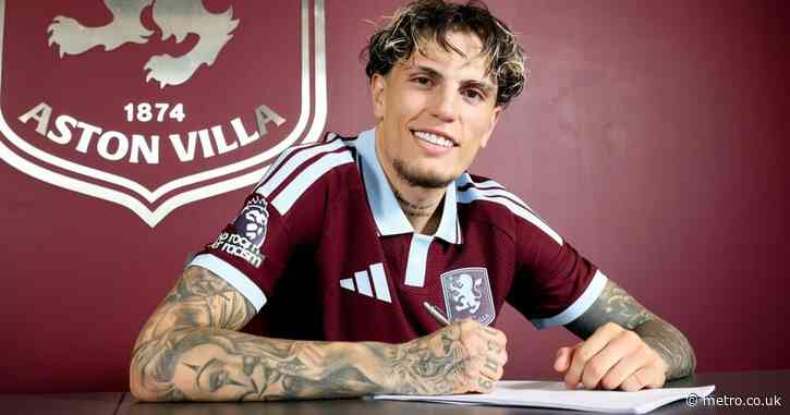 Alejandro Garnacho aims dig at Chelsea after completing Aston Villa transfer