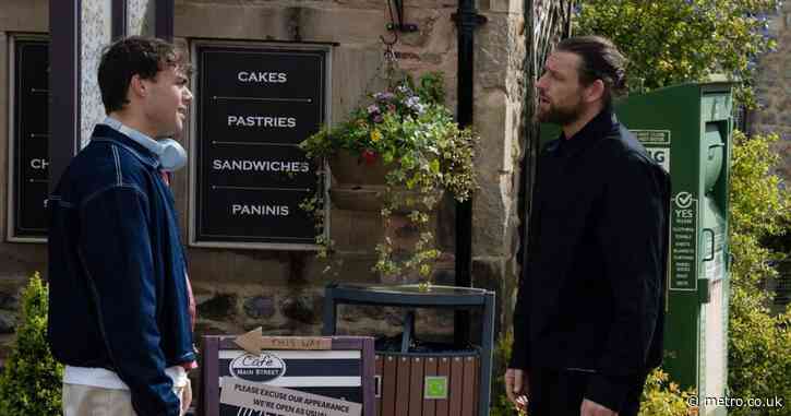 Spiralling Kev punches Lewis in Emmerdale – with devastating outcome