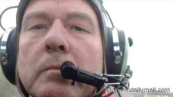 Amateur stunt pilot, 64, who nose-dived into runway during crash 'caused by dodgy nut' sues for £2million