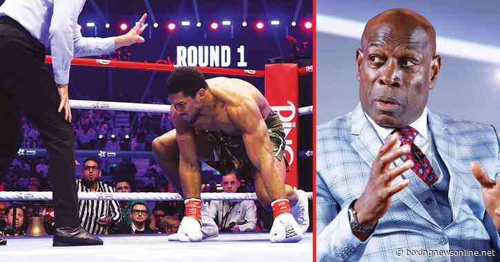 Frank Bruno sums up Anthony Joshua’s performance against Kristian Prenga after two early knockdowns