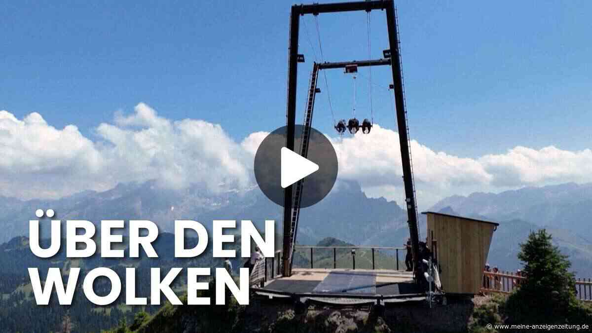 Skigebiet kämpft gegen Klimawandel: Alpen-Schaukel soll Besucher begeistern