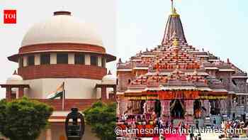 Ram Temple donation 'theft' case: SC tells SIT to submit status report within 2 weeks
