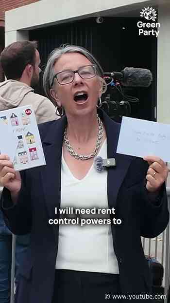 "People here are really struggling to pay their bills. As the first Green Mayor of Greater Mancheste