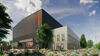 New image as revised plans submitted for first phase of Crown Works film studios in Sunderland