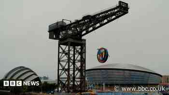 Giant Mackintosh-inspired artwork unveiled on Finnieston Crane