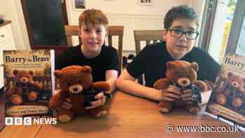 Dead firefighter's sons launch book to help children cope with bereavement