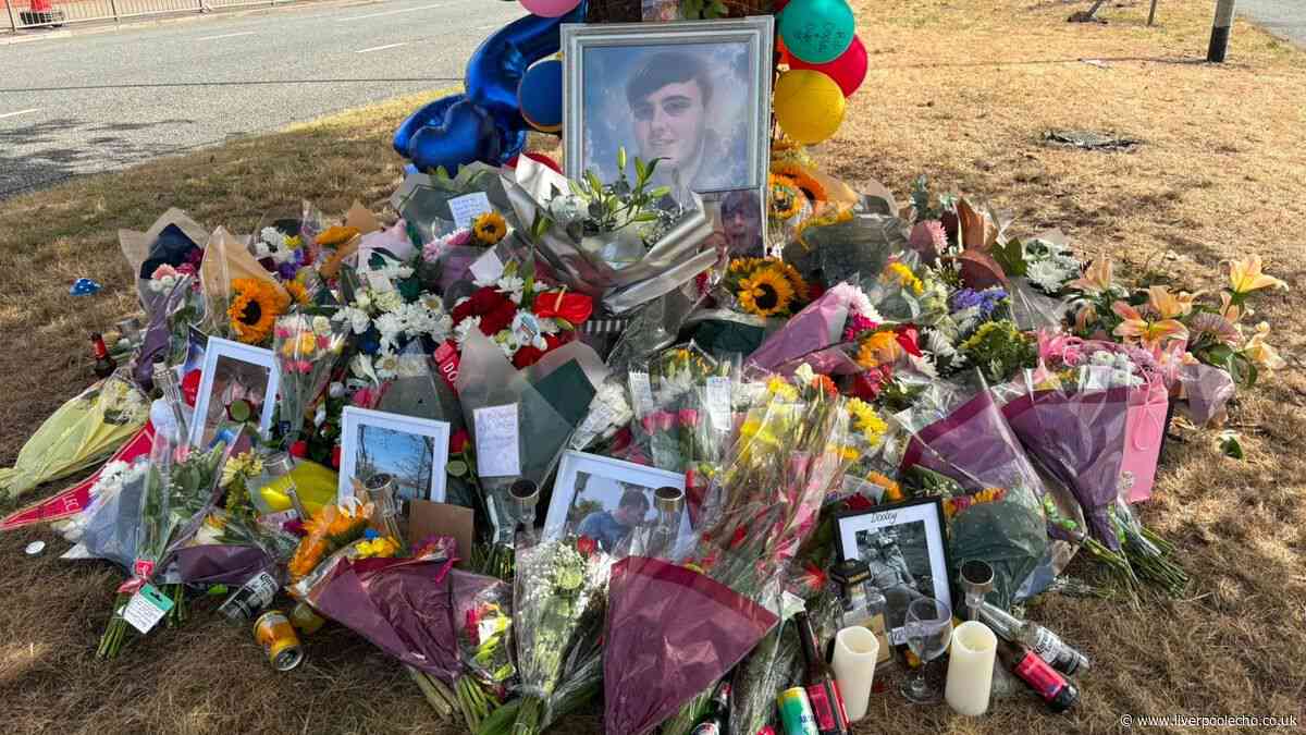 Tributes grow at scene of Huyton crash after four men killed