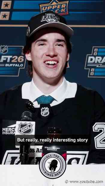 Talking second-round pick Liam Lefebvre!  #lakings #podcast
