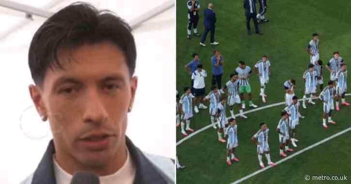 Lisandro Martinez explains why Argentina players turned their backs on Spain’s World Cup lift