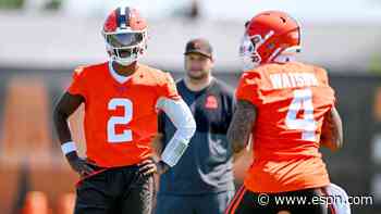 Browns' starting QB: Deshaun Watson or Shedeur San...