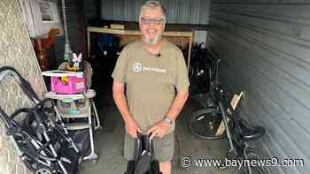 Joe Whitehurst collects used wheelchairs for people in need