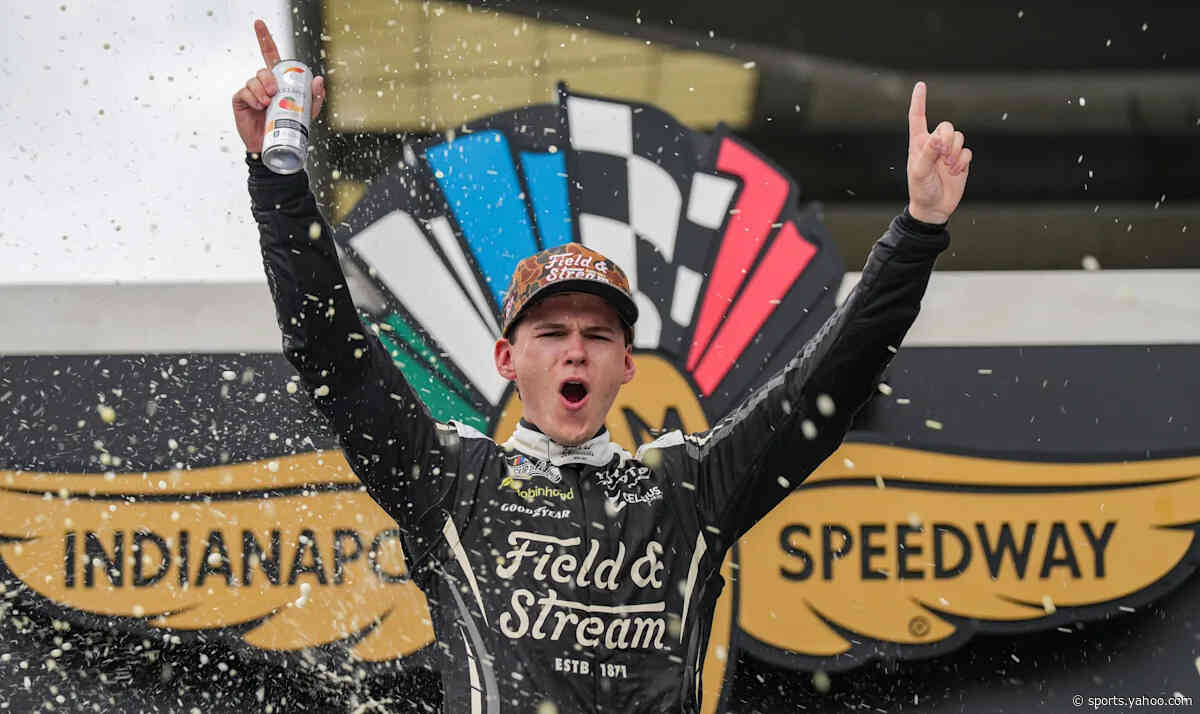 Corey Heim discusses big NASCAR win in 2026 Brickyard 400 at Indy