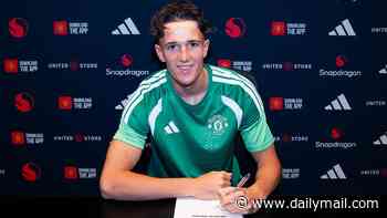 Man United sign 20-year-old son of former City man, Ipswich land 6ft 9in keeper...and Wolves star set for exit after training drama: WINDOW WATCH