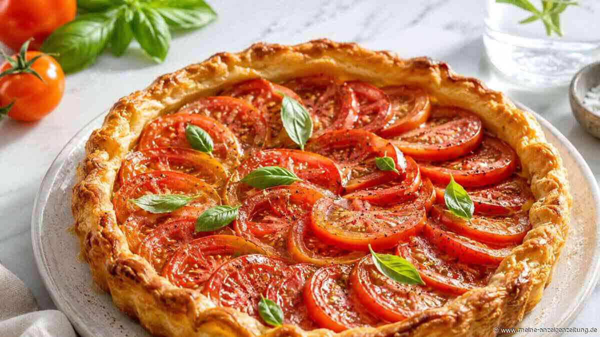 Für diese Tomaten-Tarte braucht es weder Blätterteig noch eine Tarteform