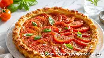 Für diese Tomaten-Tarte braucht es weder Blätterteig noch eine Tarteform
