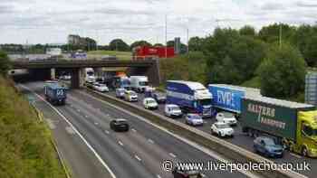 M6 live updates as police car incident leads to traffic disruption