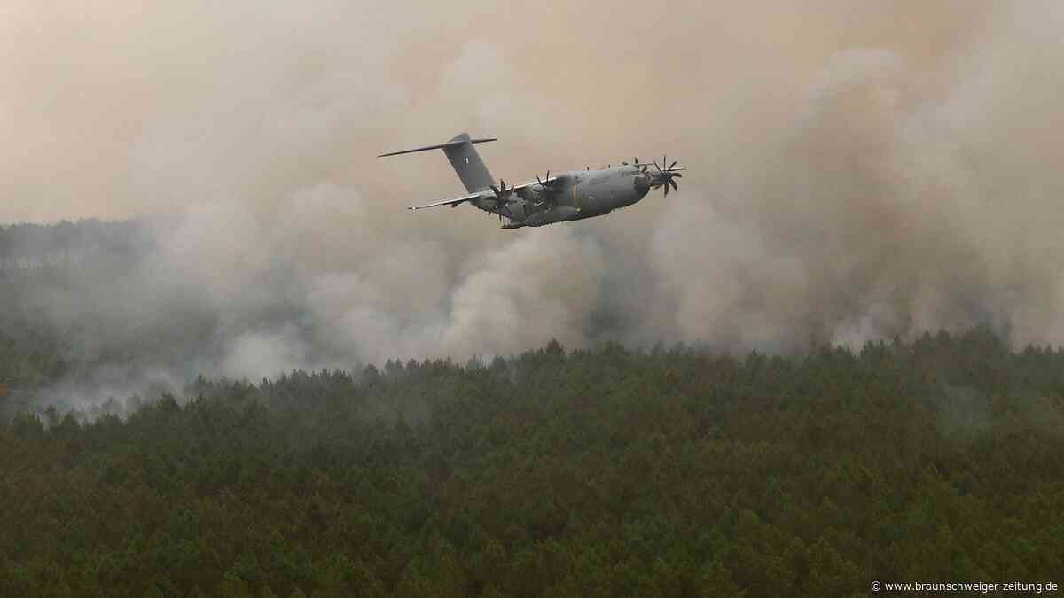 Bundeswehr hilft Frankreich im Kampf gegen riesige Waldbrände