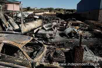 Europe wildfires: Photos show huge areas of Spain and France destroyed as rare fire cloud looms