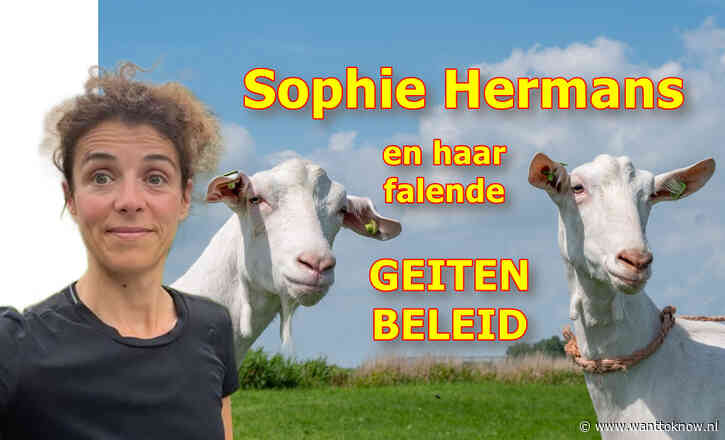 Sophie Hermans, minister van Desinformatie..!!