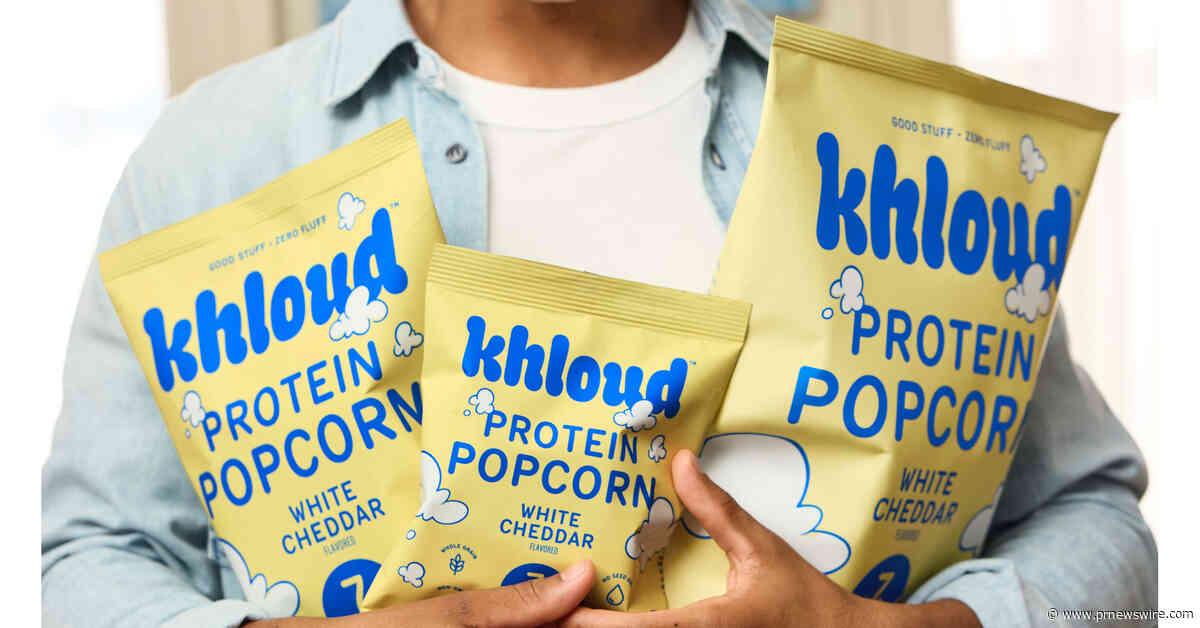 Khloud Lands at Costco with Its First-Ever Value Size White Cheddar Protein Popcorn