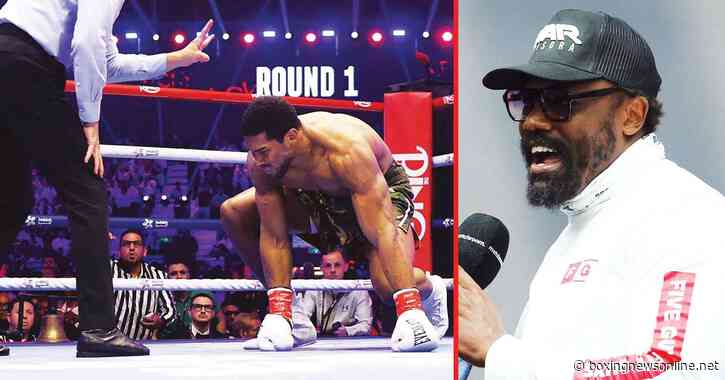 Derek Chisora sums up Anthony Joshua’s performance against Kristian Prenga after first round knockdowns