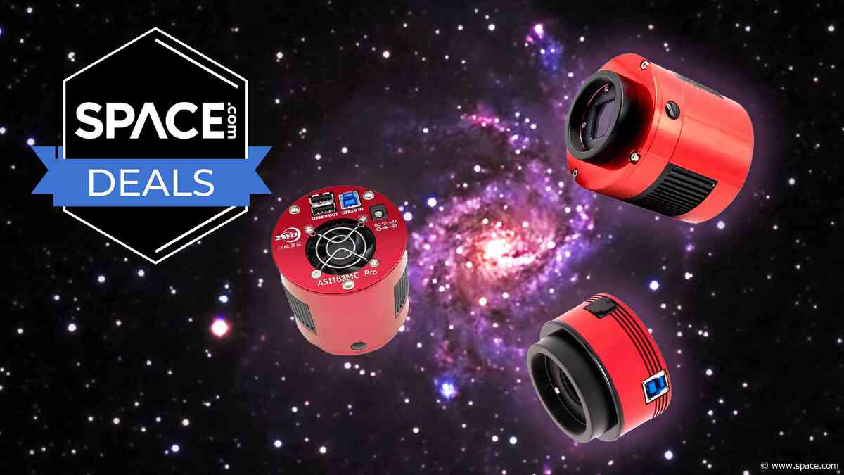 We've found huge discounts on a range of ZWO astronomy cameras, including three we love