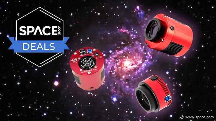 We've found huge discounts on a range of ZWO astronomy cameras, including three we love