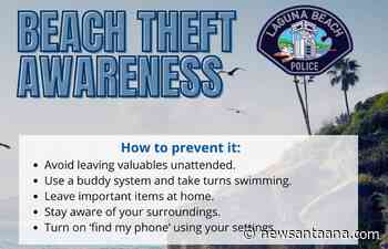 Police issue urgent Orange County beach theft reminder