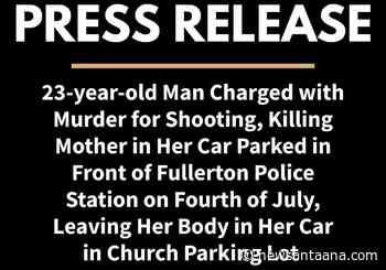 Santa Ana man charged with killing his own mother outside Fullerton Police station