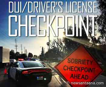 Anaheim Police DUI Checkpoint set for tonight