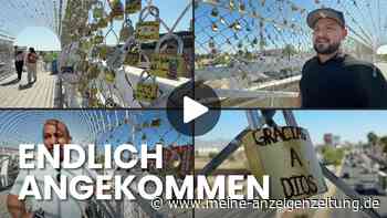Schlösser der Hoffnung: Migranten hängen Botschaften an Grenzbrücke in Ciudad Juárez