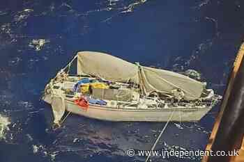 Man stranded for a month in Pacific Ocean after sailboat nightmare reveals how he survived