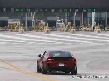 Gordie Howe bridge open to traffic as first vehicles make historic crossing