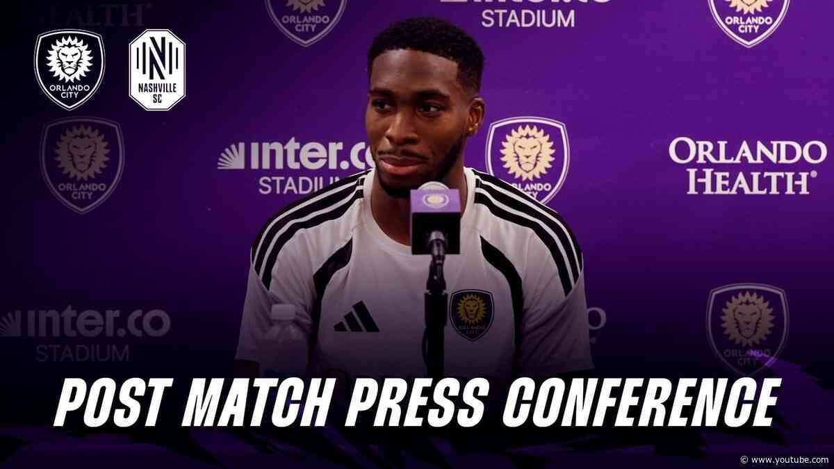Tyrese Spicer | 2026 Post-Match Comments | Orlando City SC vs Nashville SC