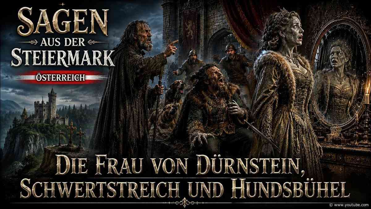 Sagen aus der Steiermark Österreich:  Die Frau von Dürnstein, Schwertstreich und Hundsbühel