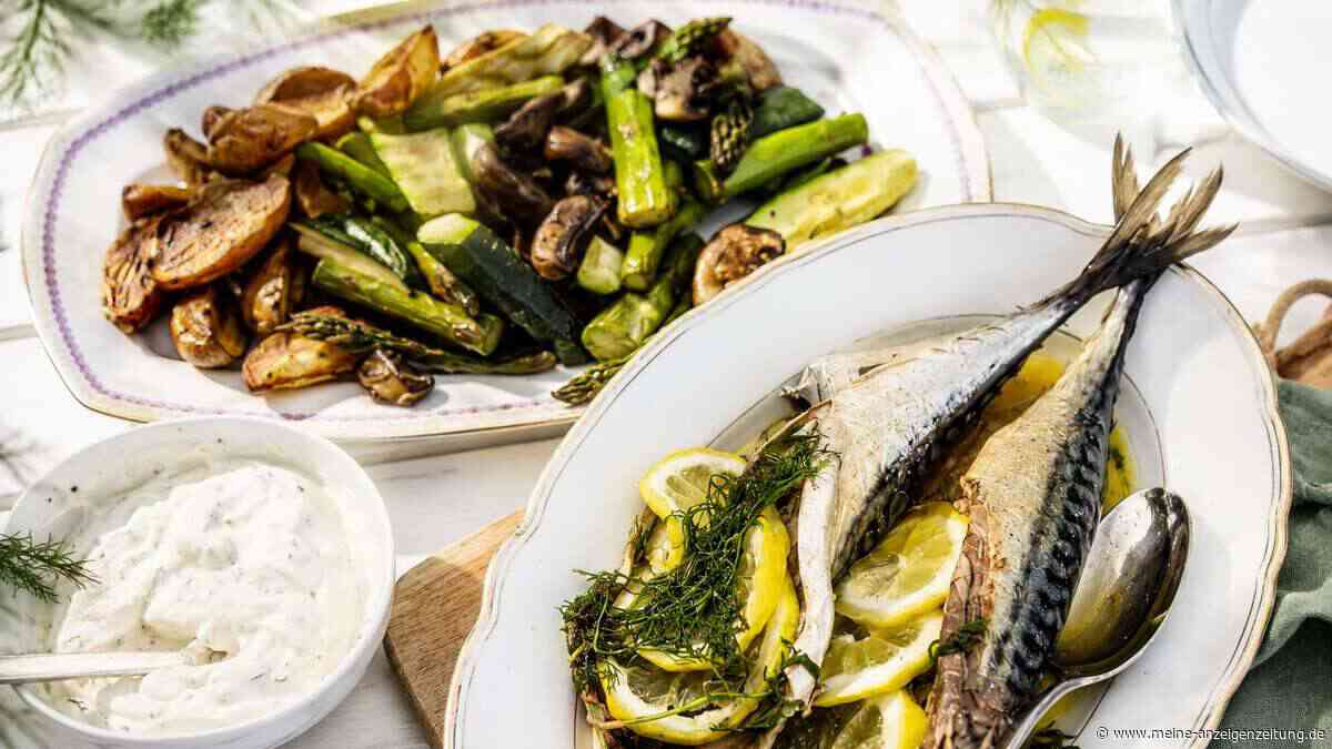 Grillen wie in Argentinien: Makrele mit Grillgemüse und knusprigen Kartoffeln
